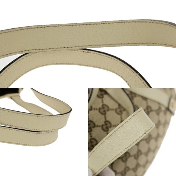 GUCCI Logo Abbey GG Pattern Shoulder Tote Bag Canvas Leather Brown GHW 76YH006 - Picture 8 of 16